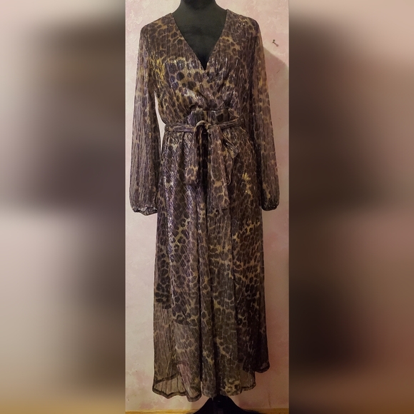 Bardot Cheetah Print Dress - Picture 1 of 4